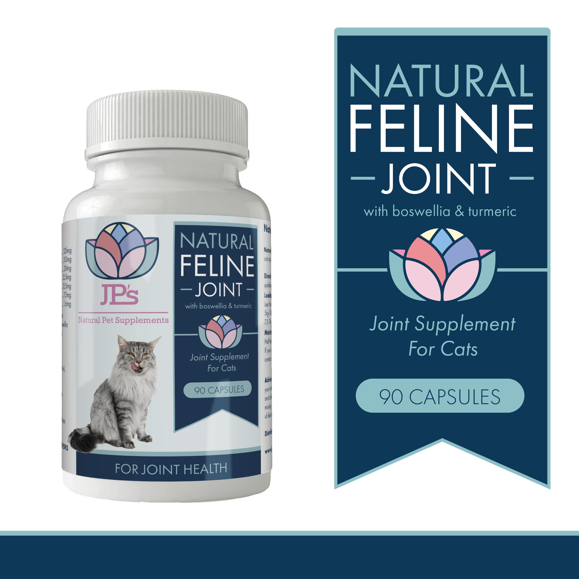 Natural Feline joint supplement with Boswellia & turmeric 