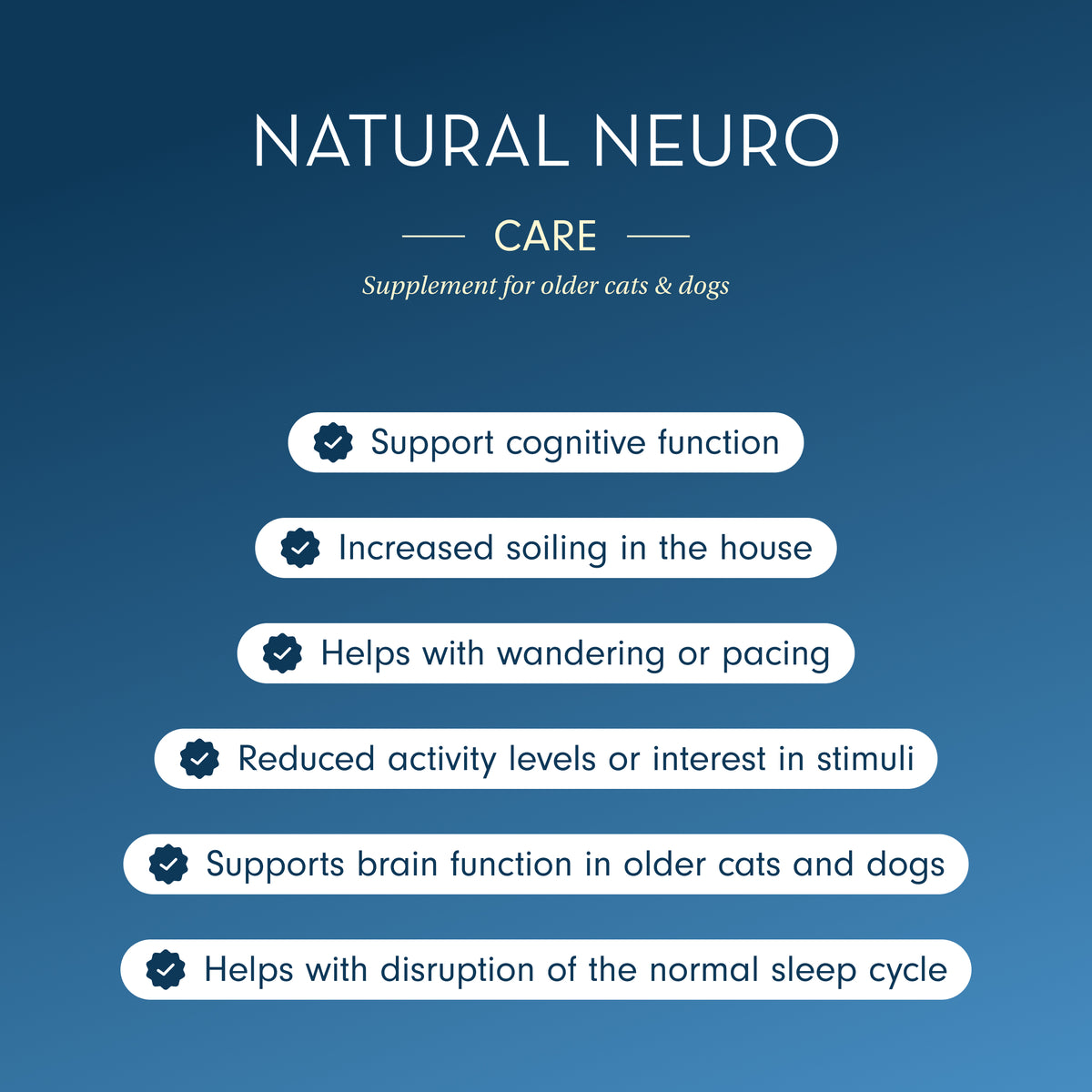 Natural Neuro Supplement for Dogs and Cats