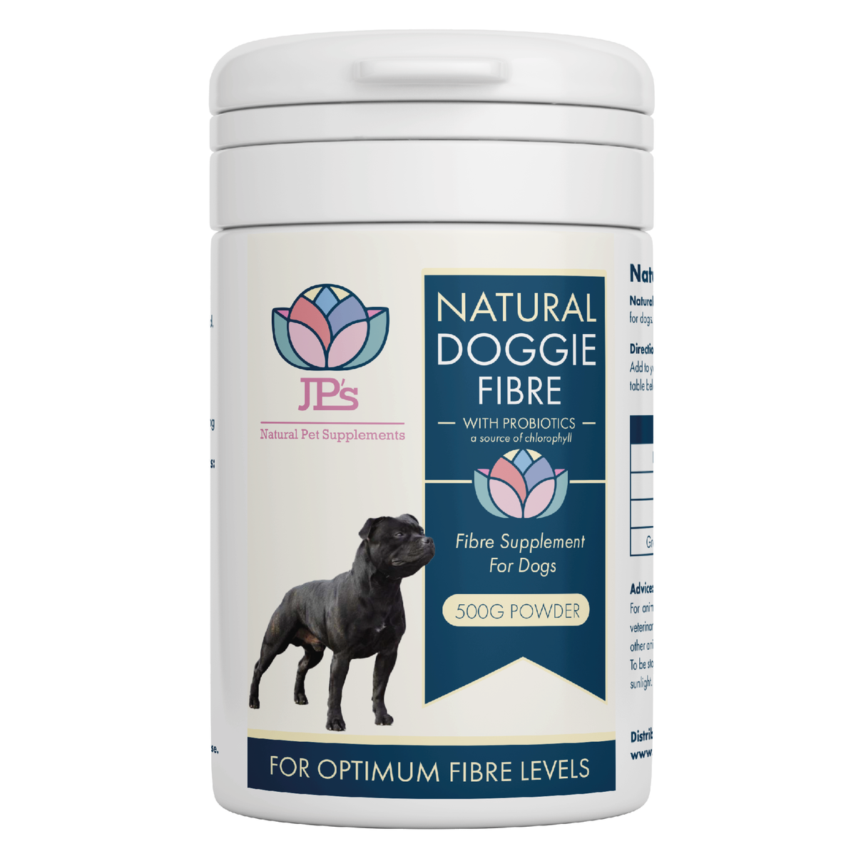 Natural fibre suppplement with probiotics for dogs