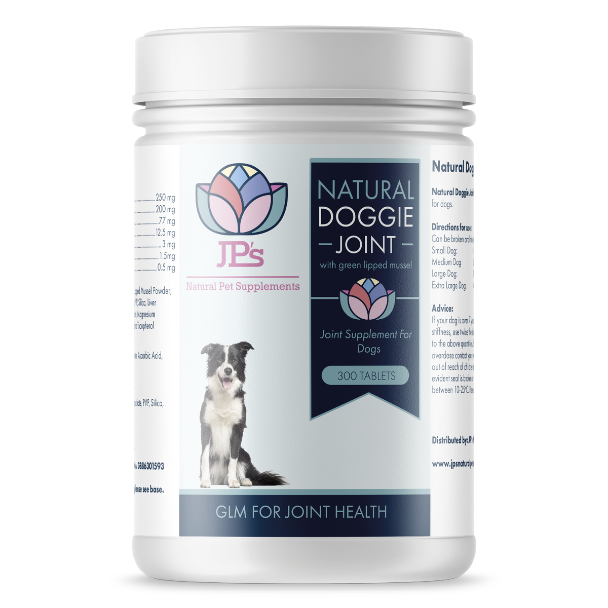 Natural joint supplement with green lipped mussel for dogs