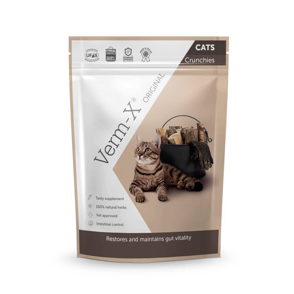 Verm-X Crunchy Treats for Cats - JP Holistic Nutrition 