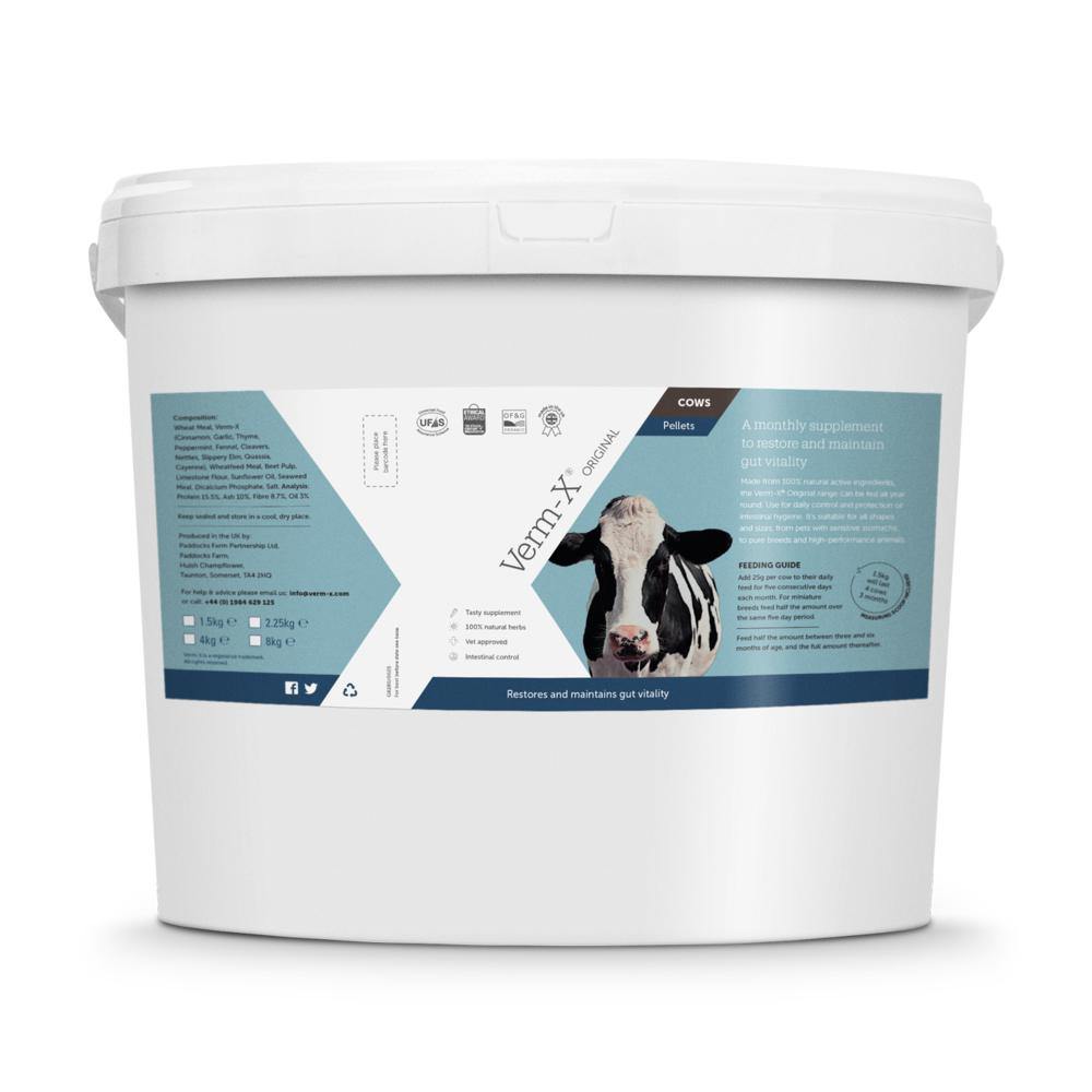 Verm-X Pellets for Cows - JP Holistic Nutrition 