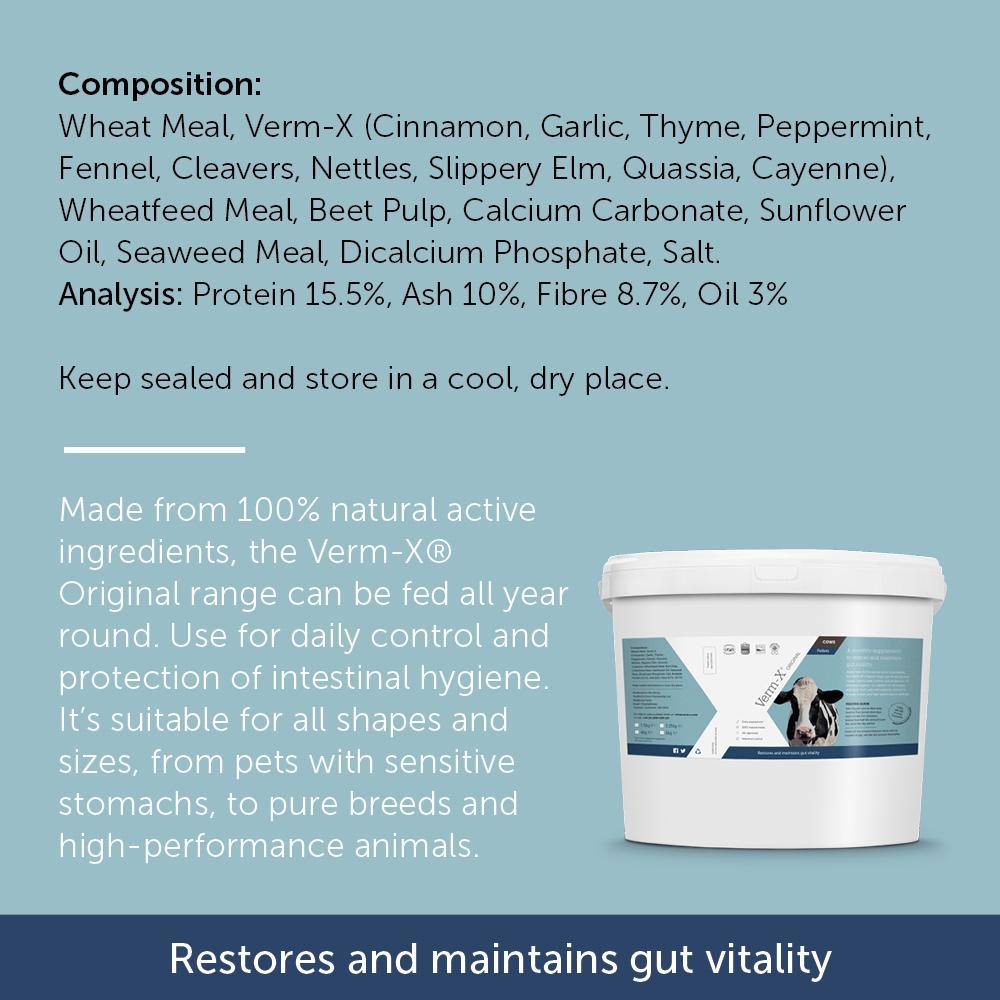 Verm-X Pellets for Cows - JP Holistic Nutrition 